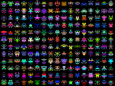 Tiny Sprite Generator generative javascript pixelart