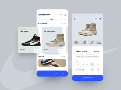 Sneakers App adidas app branding dailyui design illustration jordan minimalism mobile mobile app nike product design shoes sneakers stadium streetwear ui ux web web design