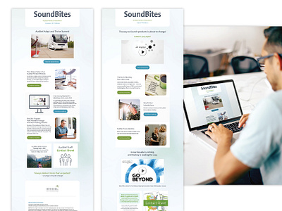 SoundBites Email Design design