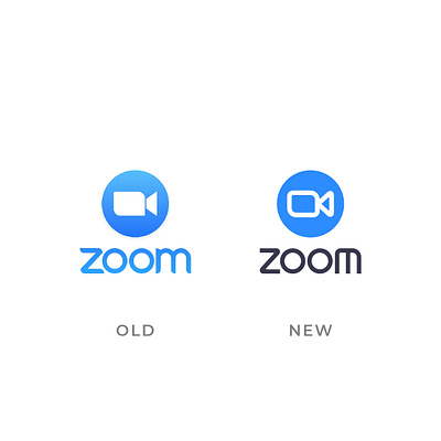 zoom redesign logo brand branding logo meeting redesign logo teleconference video call wfh work from home zoom