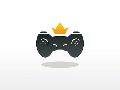 ProGamer Logo branding community crown design entertainment fp93 futuristic gamer games gradient icon identity joystick king logo modern player pro simple vector