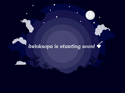 drinkSopa - Staring Soon adobe illustrator branding design illustrator vector