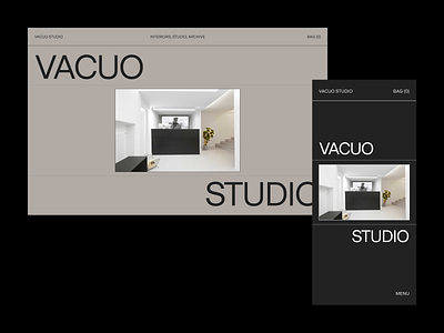 Interior Design Studio – 03 branding creative design graphic design minimal typography ui web design website website design