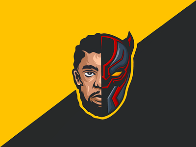 RIP KING OF WAKANDA america available avenger blackpanther branding caracter clothing design dribble finance ideas illustration instagram logo logoawesome logoinspirations marvel vector wakanda zerologicstudio