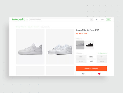 UI Revamp - Tokopedia Home Page & Product Details Page challenge details page product details redesign sketch tokopedia ui design ui website