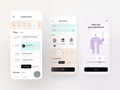 Team management app app calendar illustration ios managment team