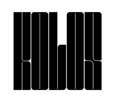 KOLOS design illustration lettering logo vector