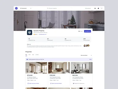 Property management pt.2 app cards clean dashboard data design desktop details interface light ui manage management product property simple tools ui user interface ux web
