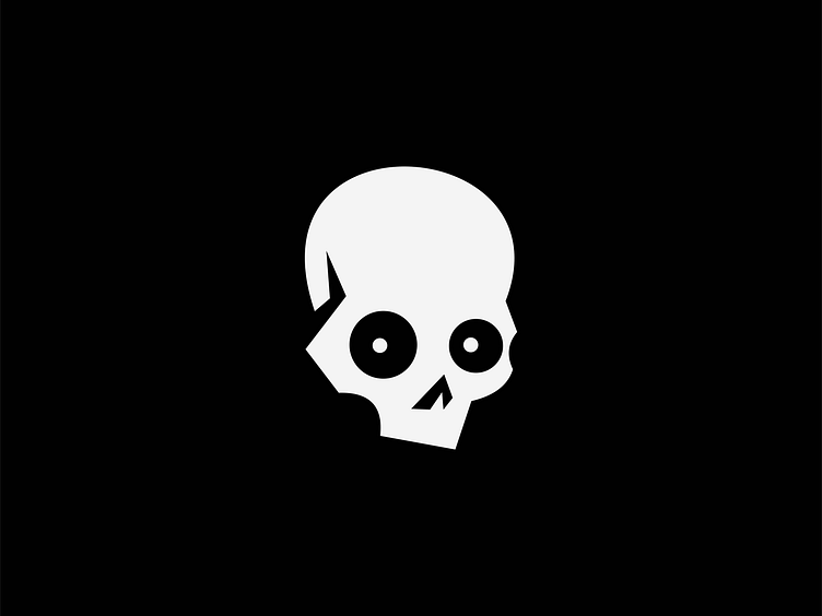 Skull Logo by Lucian Radu on Dribbble