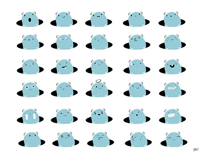 attempting emojis #2 draft emojis illustration procreate quick sketch