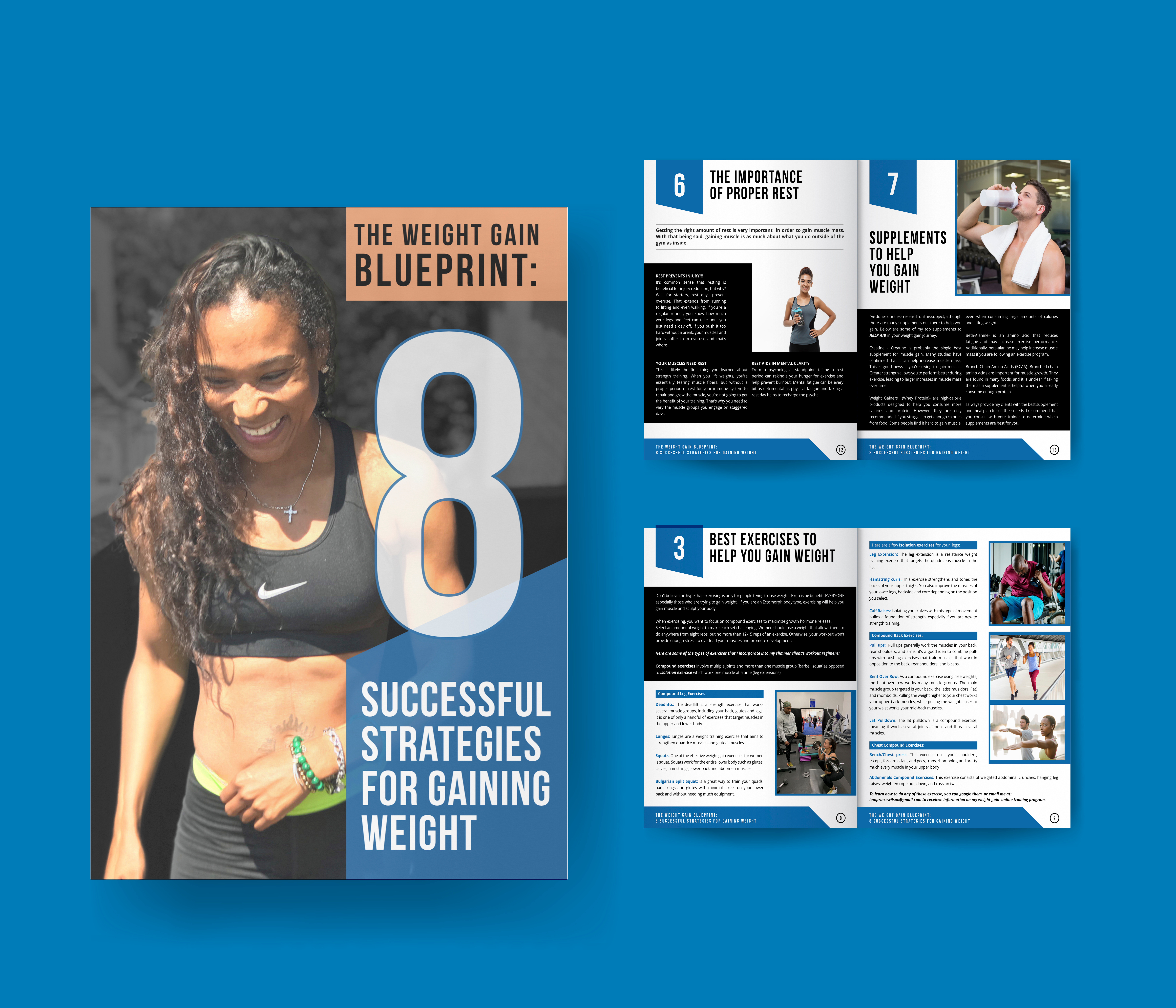 Example of Fitness Ebook & Lead Magnet Design