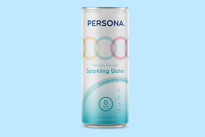 Persona Naturally Flavored Water - Concept Design branding design graphic design illustration packaging vector