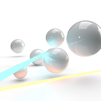 Spheres 3d abstract adobe dimension geometric illustration minimal minimalism