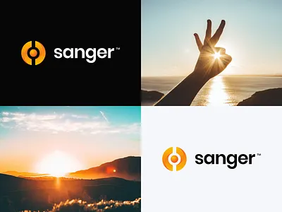 sanger™ | Lockup branding design illustration logo logo design mark photoshop vector