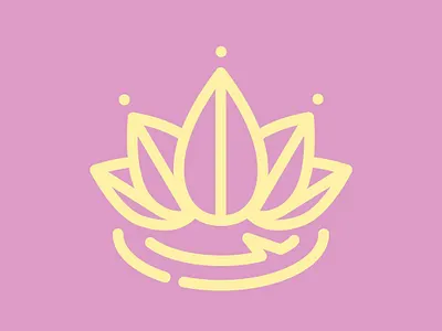Day 18 - Lotus - 100 Icons Daily 100days design icon illustration leeayr logo lotus minimal plant vector