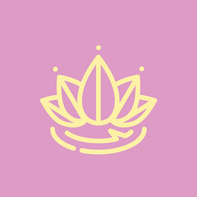 Day 18 - Lotus - 100 Icons Daily 100days design icon illustration leeayr logo lotus minimal plant vector