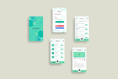 Coursify - EdTech App academia app concept application beginner concept courses design edtech education app excel figma lead learning app learning platform study ui ui design user interface ux ux design