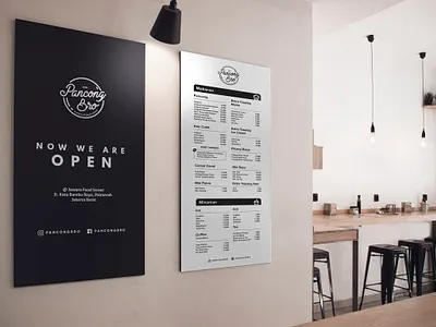 Pancongbro Cafe Branding cafe cafe branding logo