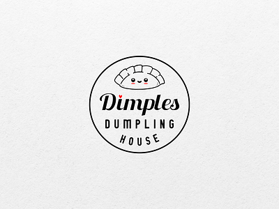 "Sticker" style logo for a new local restaurant branding design flat kawaii logo restaurant logo