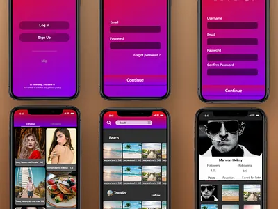 app ui ux iphone xs max mockup app design ui ux