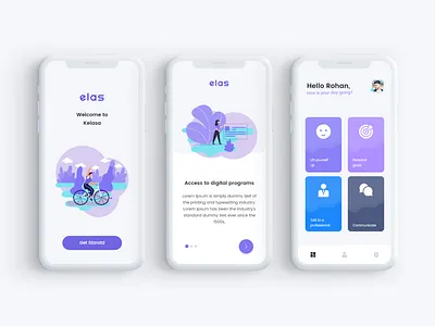 Yoga Soft UI 2020 ui android app design best ui best ui dribbble blue clean creative design fitness app fitness club ios app design soft top ux ui designer yoga