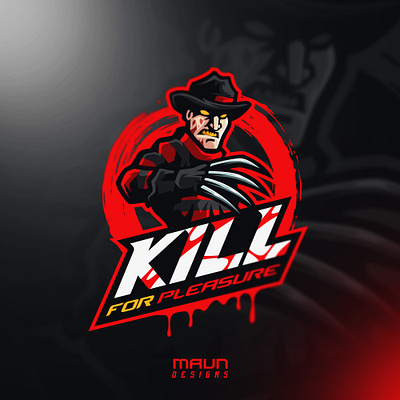 KFPclan art bold branding cool design esports gaming logo illustration logo mascot red sports twitch logo vector