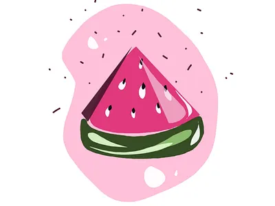 Watermelon Background attractive background design book cover cover page food fruits graphic design health illustration juicy poster shiny wall art watermelon