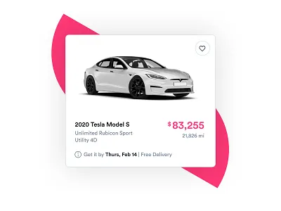 Jerry - Concept app automotive car card dashboard design interface ui ux web