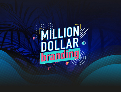 Logo for a branding agency - Million Dollar Branding brand branding branding agency concept corporate identity identity logo logodesign logotype millennials