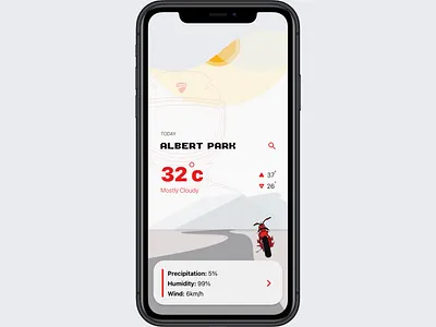 Flow: A weather app for motorcycle riders app design flat icon illustration minimal typography ui ux vector