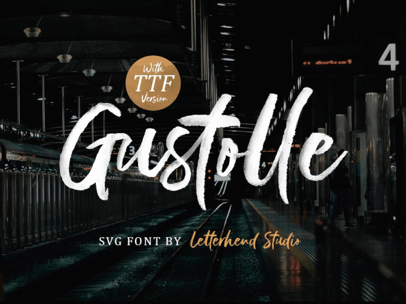 Gustolle SVG Font fashion