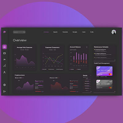 E-Wallet Dashboard cryptocurrency app dashboard dashboard app dashboard design dashboard template dashboard ui design e wallet ui ux