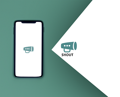 Messaging App - Shout dailylogchallenge logo messaging app