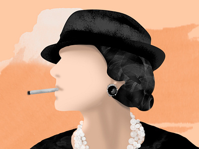 Coco Chanel illustration