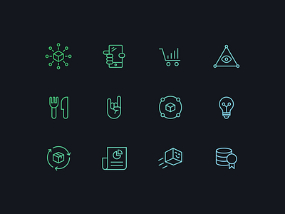 Spot icons branding icon illustration minimal ui web