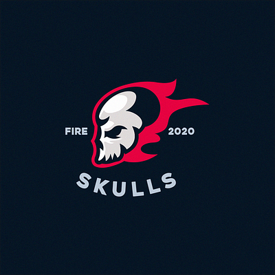 skull fire branding coreldraw design e sport fire forsale good ilustrator logo nice skull skulls