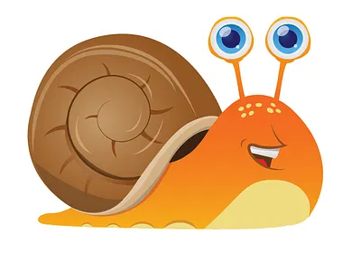 Snail illustration design icon illustration