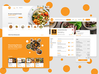 Khaja Order branding flat nepal ui ui design ux vector web