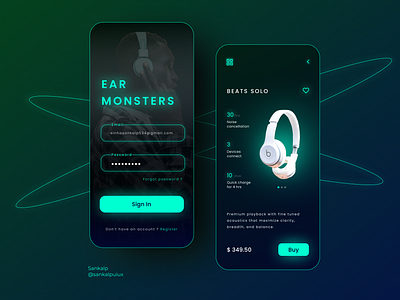 Headphones App app app ui app ui design appdesign darkui darkuiux design e commerce figma ui uidesign uitrends uiux uiuxdesign uiuxdesigner uiuxinspiration ux uxuidesigns