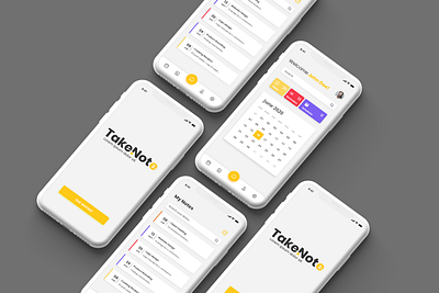 Note App Design app design minimal ui ux