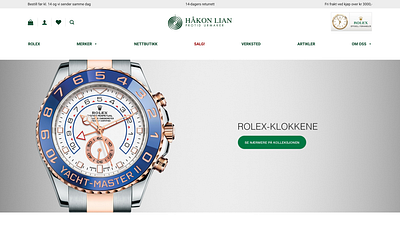 Rolex Retailer Website design jewelery website luxury rolex rolex website design watch watch and jewellery website watch website