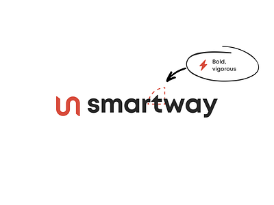 smartway branding branding illustration logo ui vector