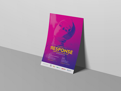 Poster for the Response Performance Series featuring "Burden"