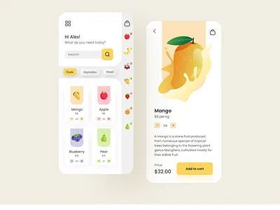 Grocery Delivery App app app design app ui app ui ux appui delivery app ecommerce food grocery grocery app illustration mobile app mobile app design mobile ui mobile uiux ui uidesign uiux uiuxdesign ux