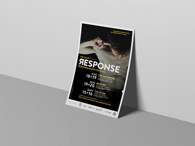 Poster for the Response Performance Series featuring "Bastard"