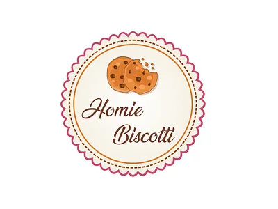 Logo for cookies page on facebook design illustration logo vector