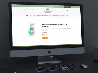 Martin Pure Nature - new website bio branding eko graphic design green natural nature products webdesign website