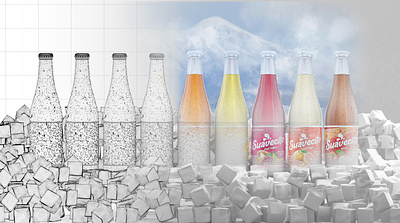 section of parts 3d art