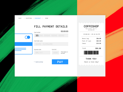 Checkout card checkout forms ui ui design uiux web