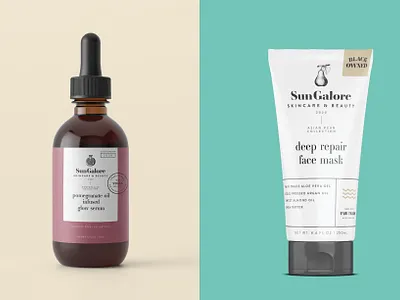 SunGalore Branding & Identity - Packaging 5 branding cosmetic design identity luxury luxury brand organic packaging skincare vegan